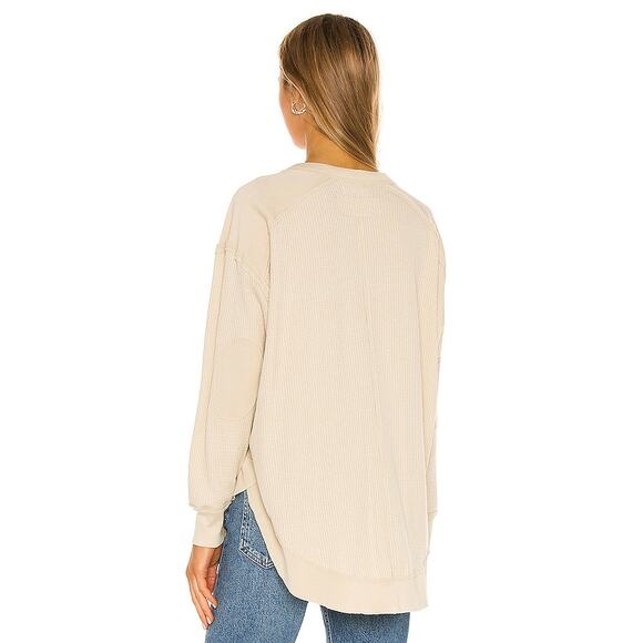 Free People We The Free Owen Thermal Knit Top, Size L - Picture 3 of 12